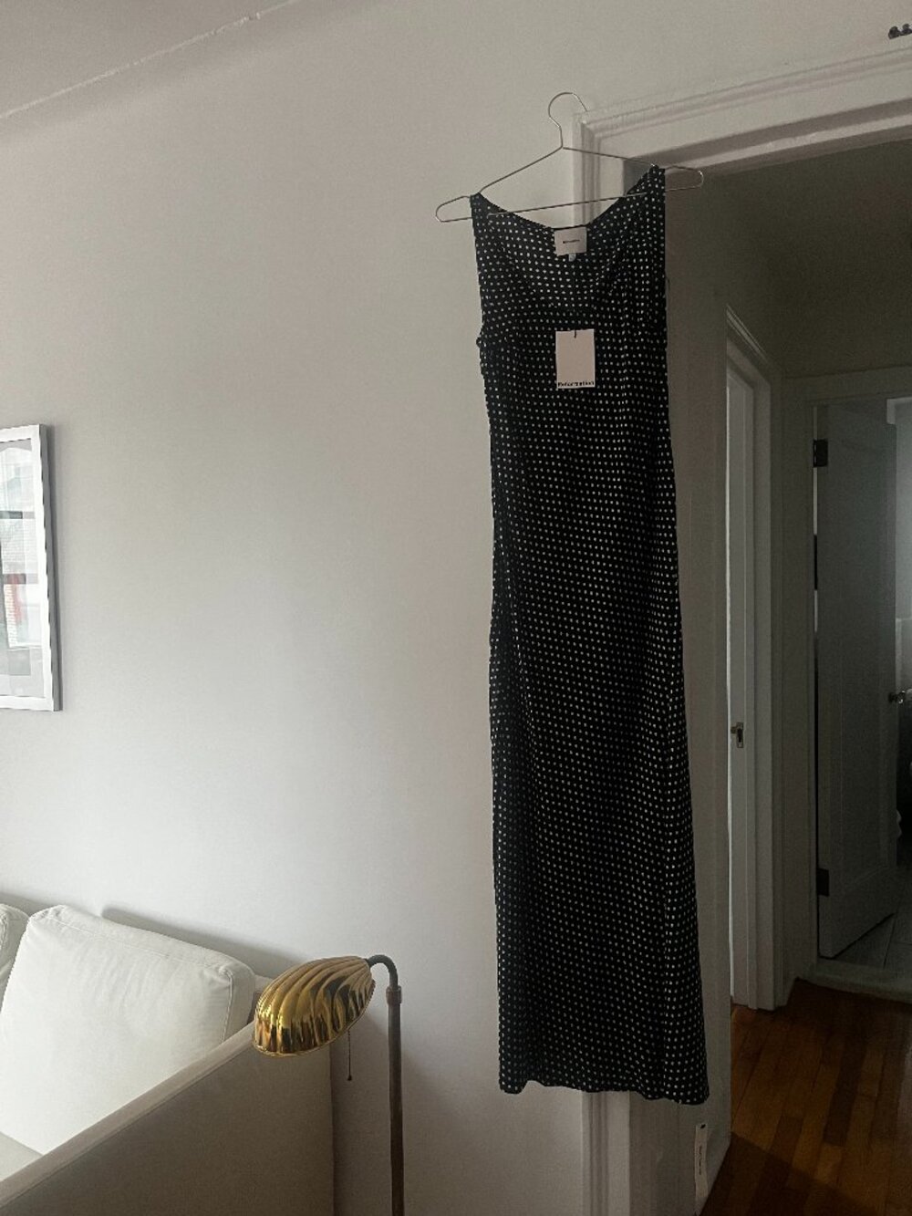 Reformation Mayci Dress Black - Size S